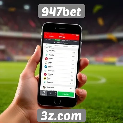Revisão das funcionalidades mobile do site 947bet